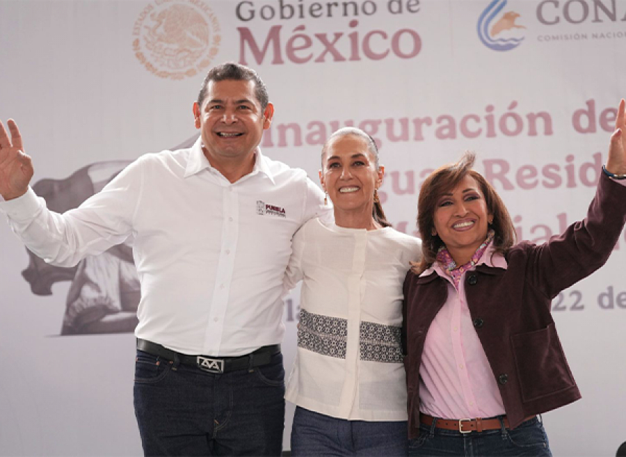 Inauguración de planta de tratamiento de aguas residuales en los límites con Tlaxcala