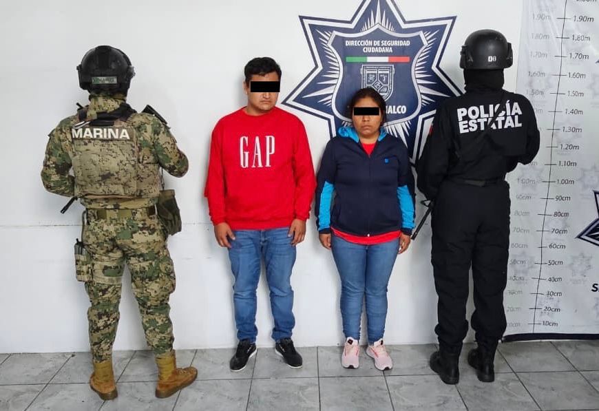 Detienen SSP y SEMAR a dos personas vinculadas a robos con violencia